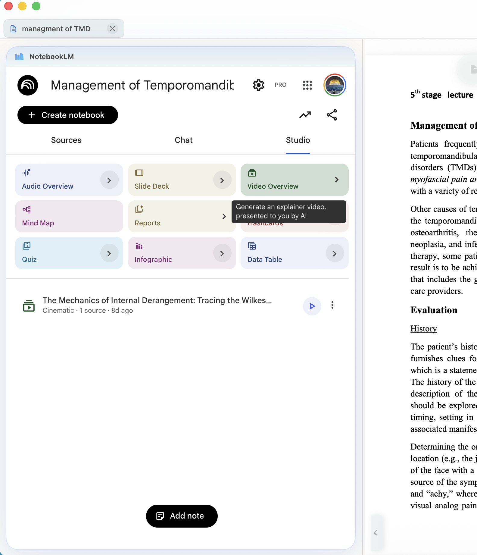 AI Sidekick – NotebookLM